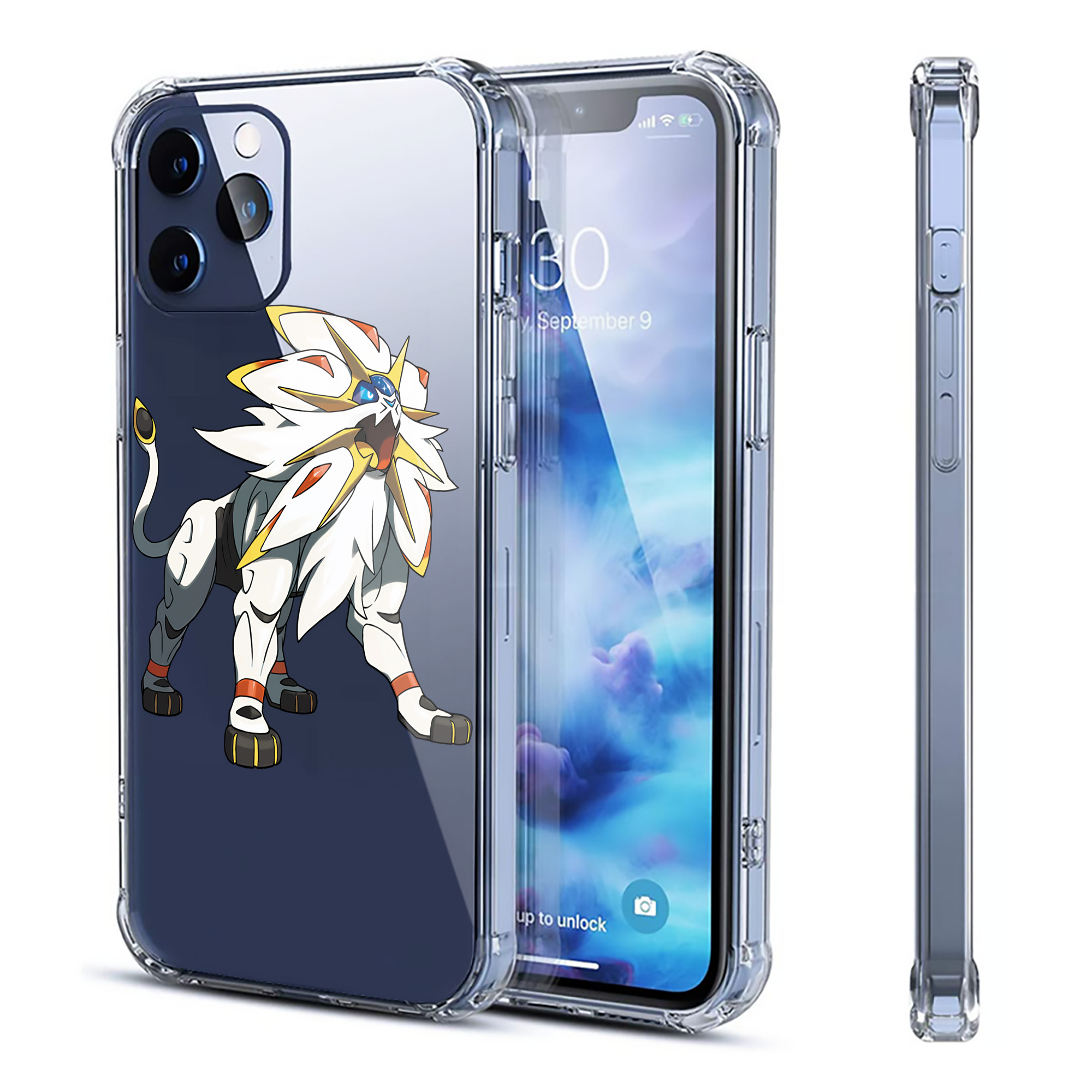 （画像用） ポケットモンスター Pokémon 【iPhone 12シリーズ対応】透明スマホケース（クリアソフトケース）